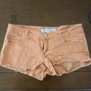 Size 7 orange shorts