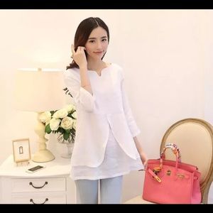 Cotton/Linen Blend Top