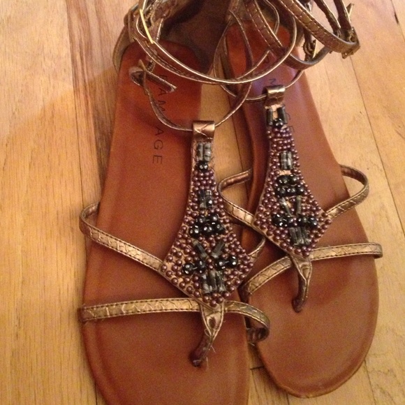 Rampage Gladiator Sandals