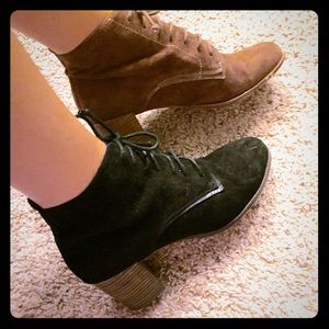 Dolce Vita booties in both colors