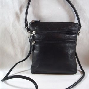 Wilsons leather black handbag