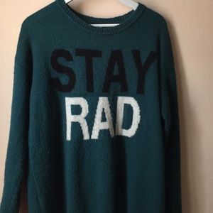 Urban Outfitters Oversized "Stay Rad" sweater