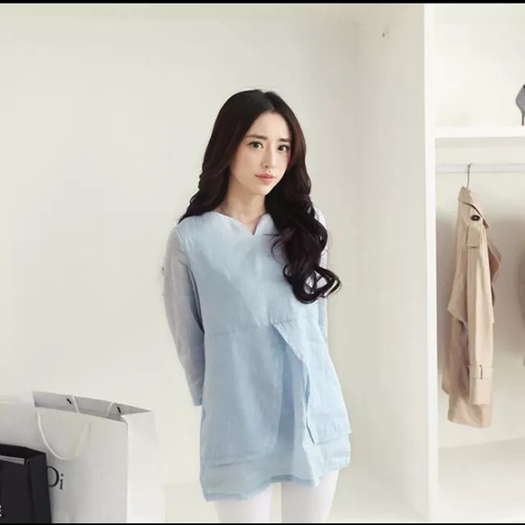Cotton/Linen Blend Top