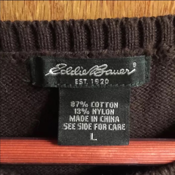 Eddie Bauer Women's Brown Cotton Vest - Picture 2 of 2