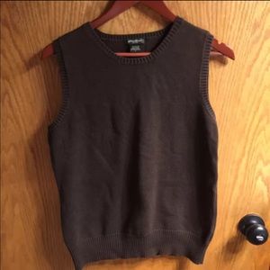 Eddie Bauer Women's Brown Cotton Vest