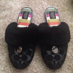 Coach slip-ons