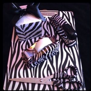 Zebra Print Office Set❤️
