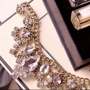 Chunky Crystal Statement Necklace