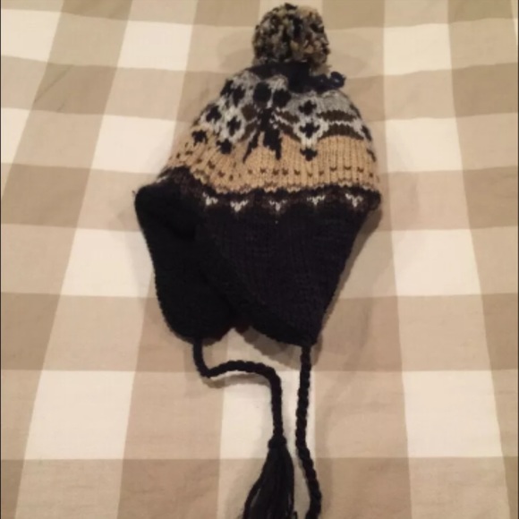 NEW - American Eagle Brown Trappers Beanie Hat - Picture 1 of 2