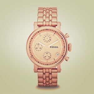 Fossil Rose Gold Boyfriend Watch
