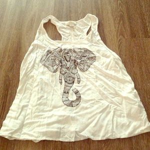 Forever 21+ adorable flowy elephant tank