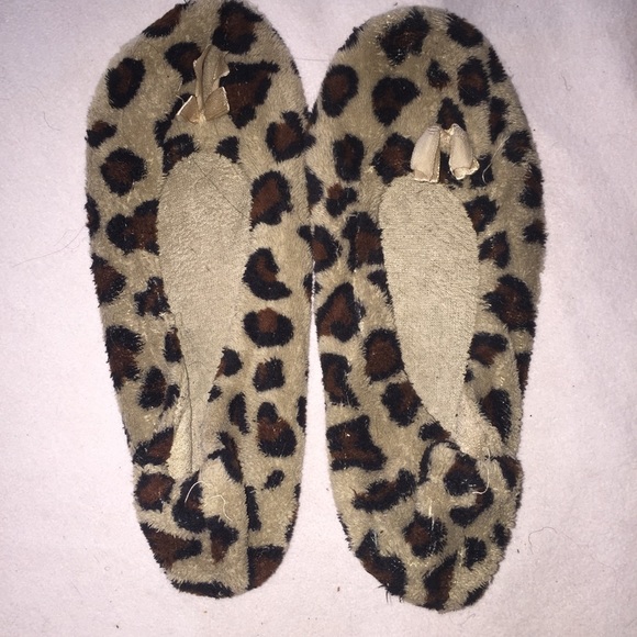Animal Print Slippers