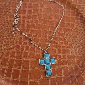 Turquoise Stone Cross