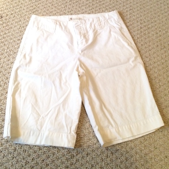 EUC GAP White Chino Bermuda Shorts
