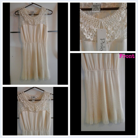 @GIFTED@ Collared Dress - Lace Detail NWT Sz:M - Picture 2 of 4