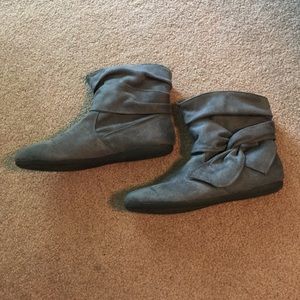 Grey booties