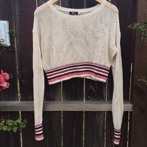 Knitted crop top