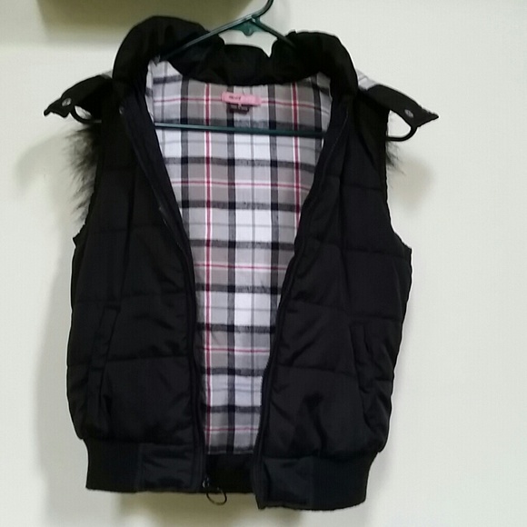 Cute,  black winter vest