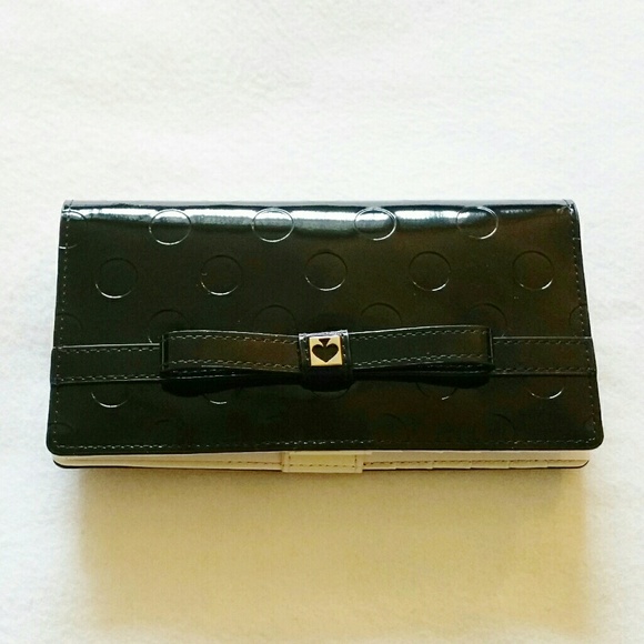 kate spade camelia street stacy black wallet 👛