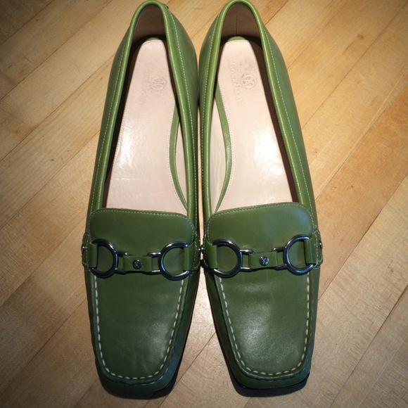 Cole Haan green loafer