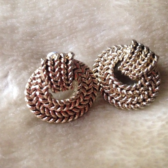 Gold Chain Earings