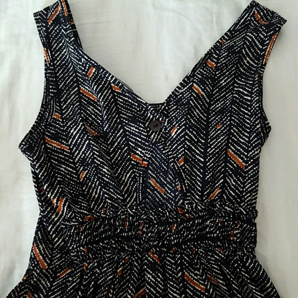 [F21] Dark blue skater dress - Picture 2 of 3