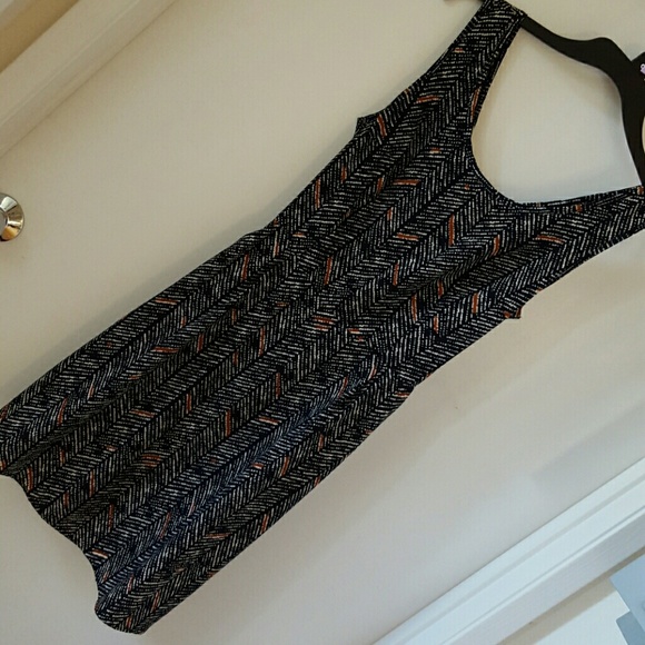 [F21] Dark blue skater dress - Picture 3 of 3