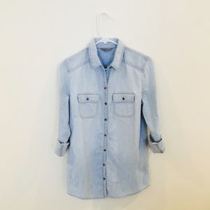 Chambray Button-Down Shirt