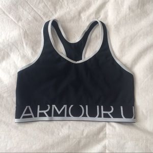 NWOT Black Under Armour Sports Bra