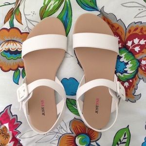 White Mylah Sandals