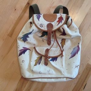Hand painted backpack