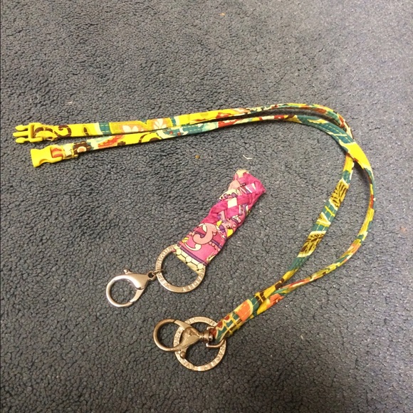 2 Vera Bradley keychains
