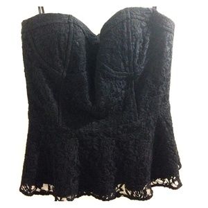 Forever 21 Floral Lace Corset
