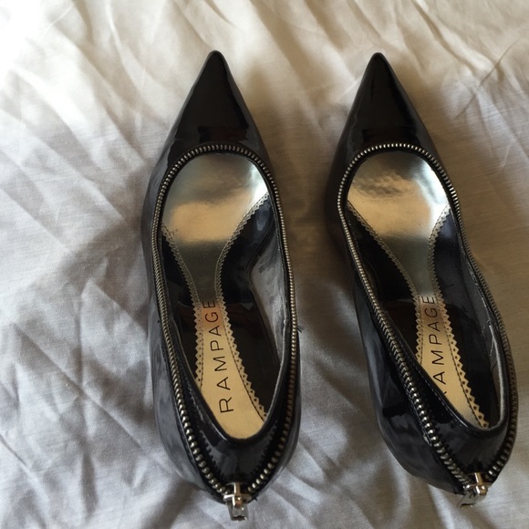 Black fancy dress high heels