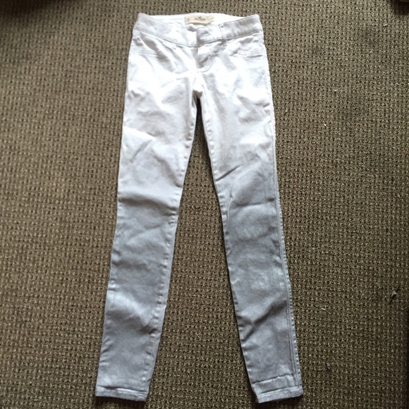 Hollister Glitter Ombré White Jeans