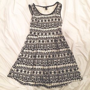 Tribal print fit and flare dress (Forever 21)