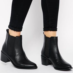 ASOS Roar Chelsea Ankle Boots in Black