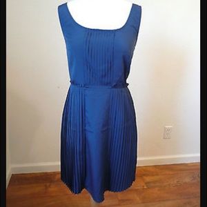 SOLD-Lauren Conrad blue pleated dress
