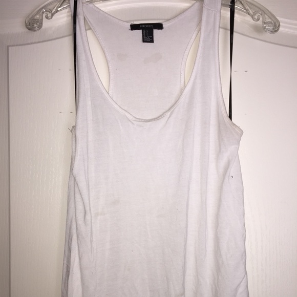 White High-Low Tank
