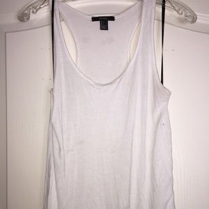 White High-Low Tank