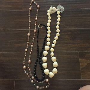 Beaded necklaces