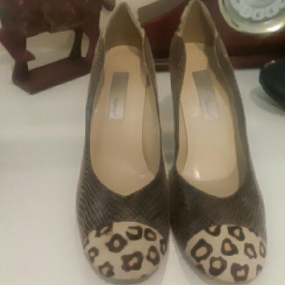 Spiegel  Snake skin and leopard print shoes