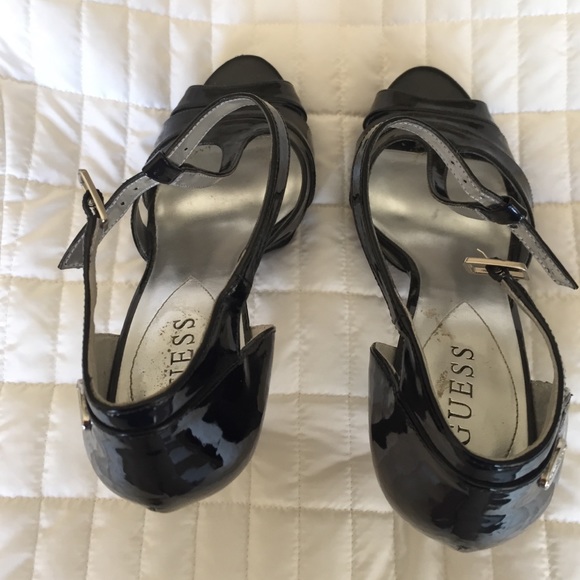 Black fancy high heels