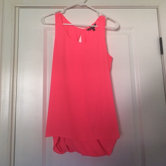 Express draped back shirt