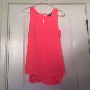 Express draped back shirt