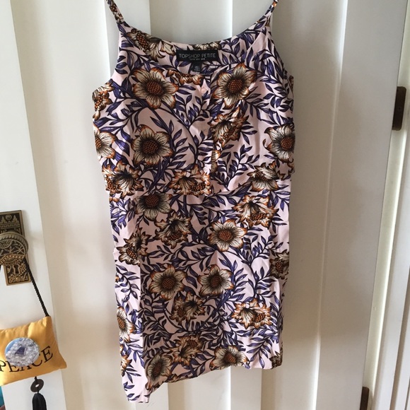 SOLD top shop petite dress