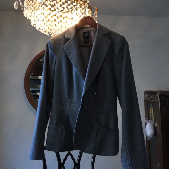SAks fifth avenue gray jacket.