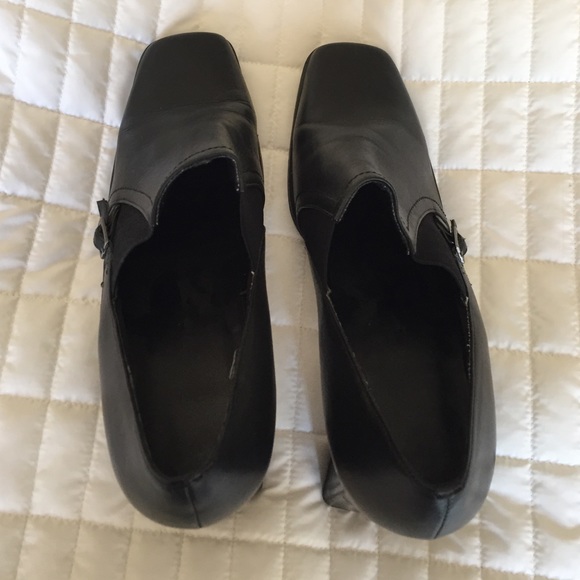 Pair of black shoes