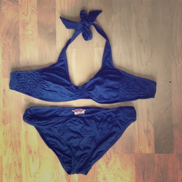 Dark Blue Juicy Couture Beach Royalty