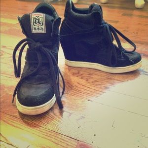 Ash sneaker wedges